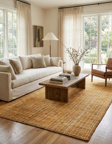 5' 7 x 8' 3 Hand Knotted Darya Wool Rug