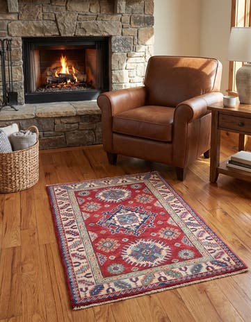 2' 9 x 4' 2 Hand Knotted Kazak Rug