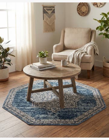4' x 4' Nyla Octagon Rug