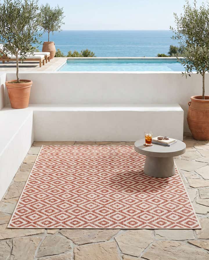 4' x 6' Easy-Clean Jill Zarin Costa Rica Indoor / Outdoor Rug