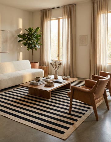 8' 6 x 9' 9 Hand Woven Kilim Modern Wool Rug