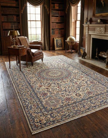 5' 4 x 8' 1 Nain Wool Rug