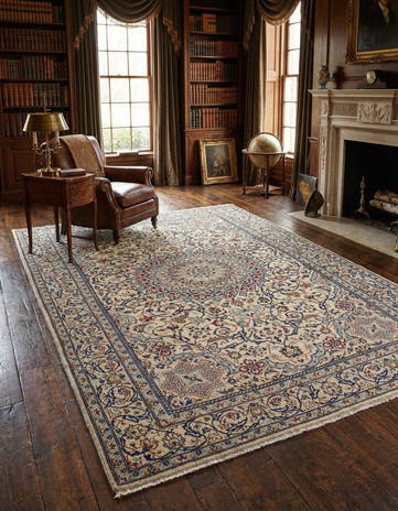 5' 4 x 8' 1 Nain Wool Rug