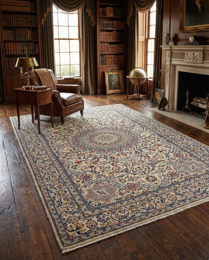 5' 4 x 8' 1 Nain Wool Rug