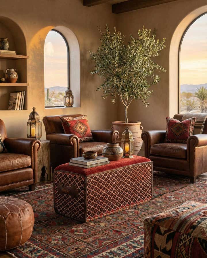 1' 5 x 3' Hand Knotted Furniture Trunk