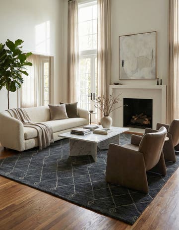 8' 1 x 10' Hand Knotted Darya Wool Rug