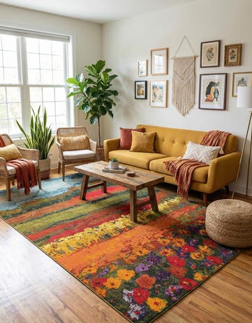 9' x 12' 2 Washable Hyacinth Rug