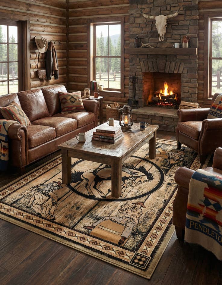 Detail image of  7' x 10' Pioneer Rug