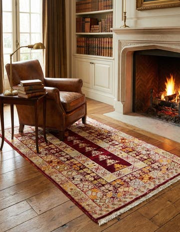 3' 7 x 6' Hand Knotted Anatolian Wool Rug