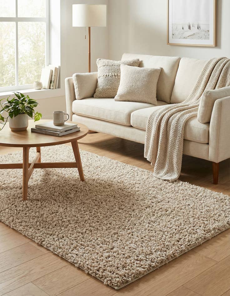 Detail image of 3' 2 x 5' 2 Zermatt Shag Rug