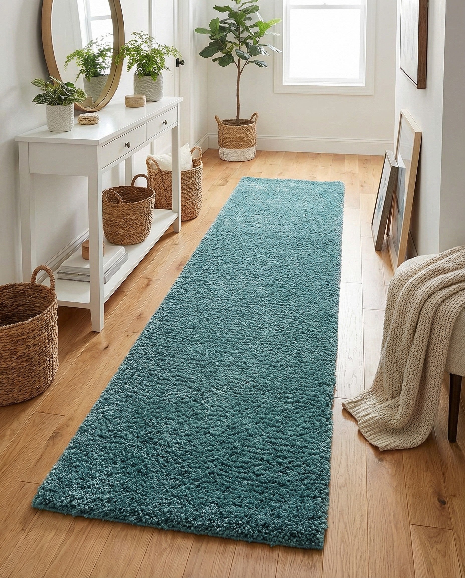  2' x 8' Jill Zarin Shaggy Chic Runner Rug