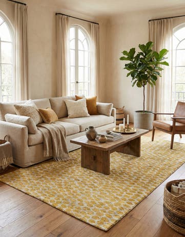 6' x 9' Hand Knotted Moroccan Wool Rug