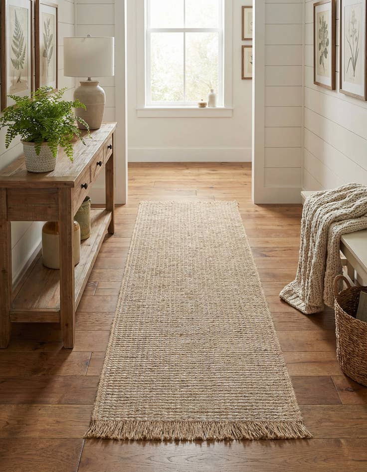Detail image of 2' x 6' 1 Cottage Farm Runner Rug