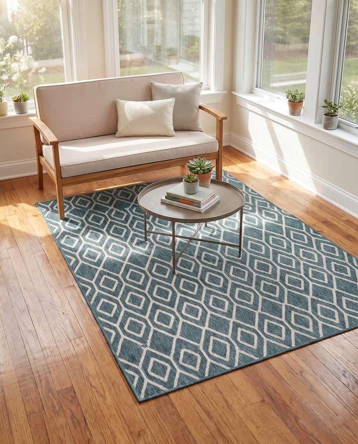 4' x 6' Easy-Clean Jill Zarin Turks and Caicos Indoor / Outdoor Rug
