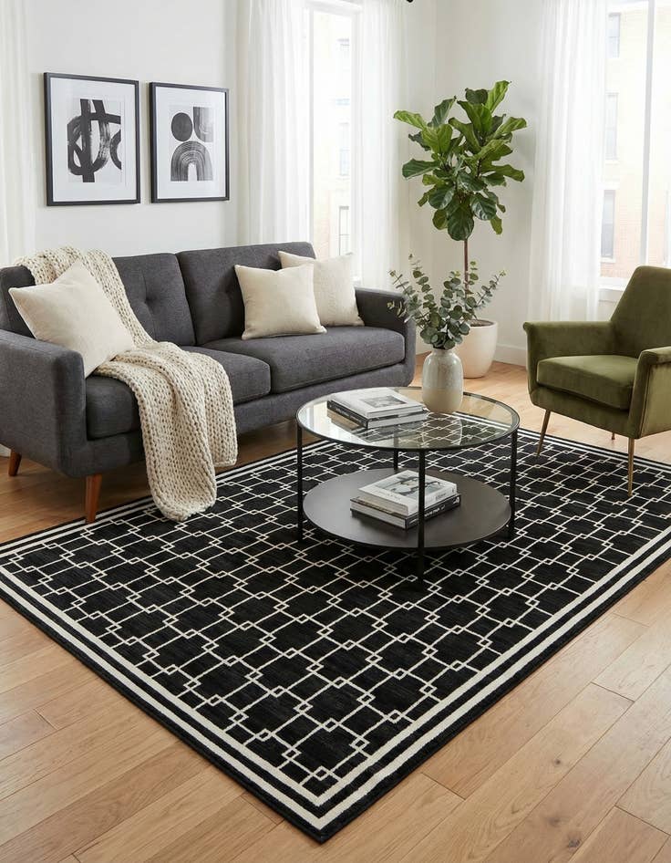 Detail image of Jill Zarin 6' x 9' Metropolitan Uptown Rug