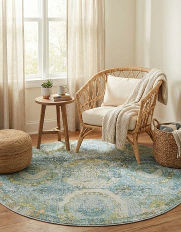 4' x 4' Santiago Round Rug