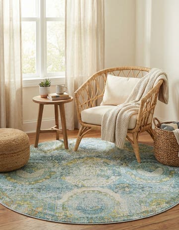 4' x 4' Santiago Round Rug