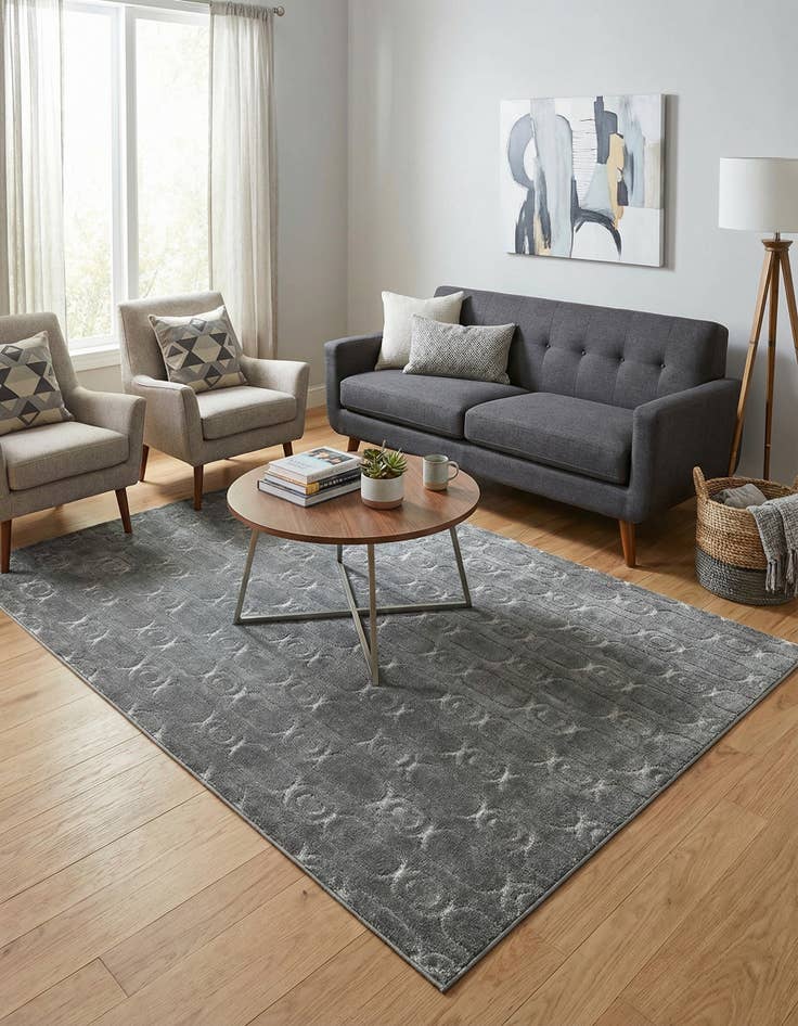 Detail image of  5' 3 x 8' Vogue Geo Rug