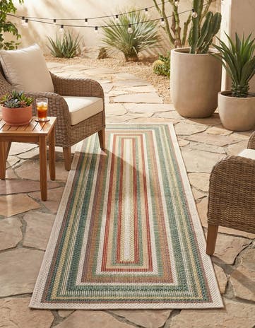2' x 7' 10 Easy-Clean Baja Indoor / Outdoor Runner Rug