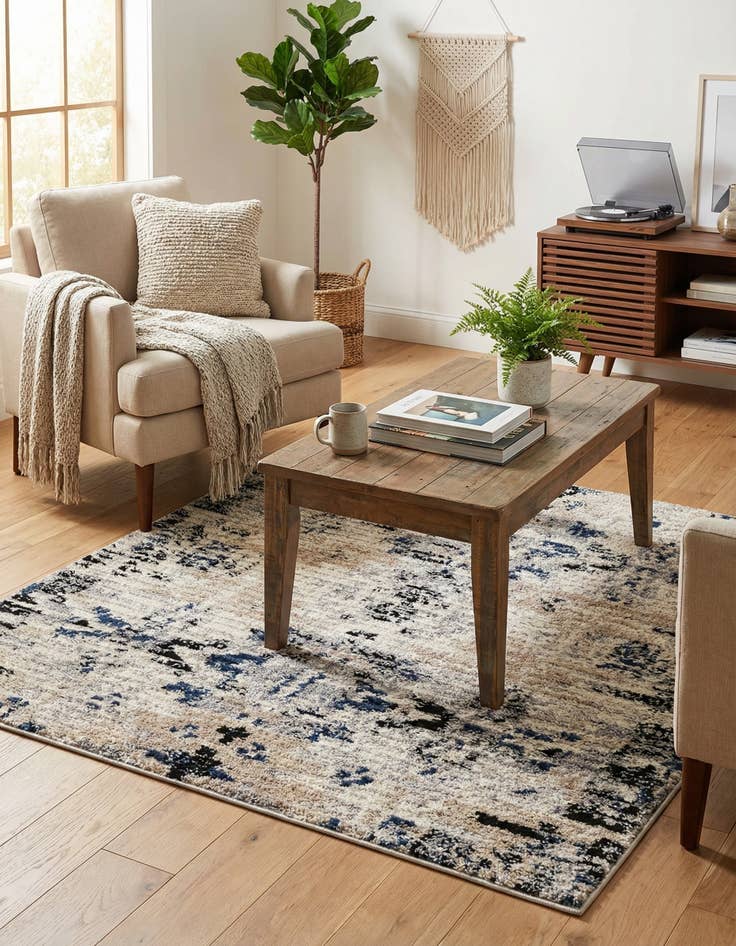 Detail image of 4' x 4' Tucson Square Rug