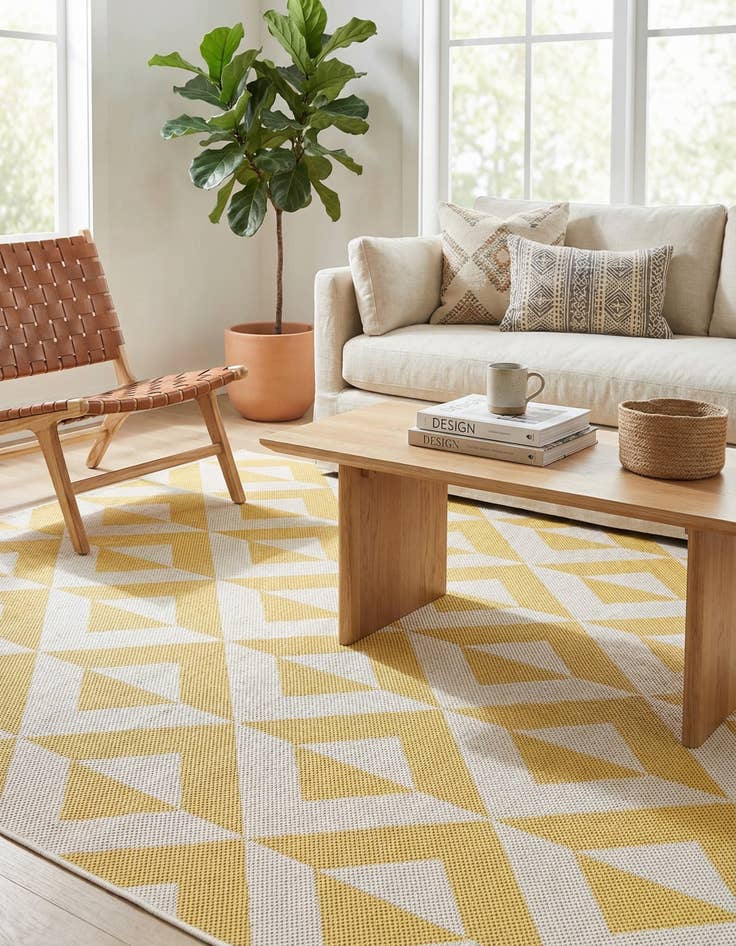 Detail image of 4' x 6' Easy-Clean Jill Zarin Napa Indoor / Outdoor Rug