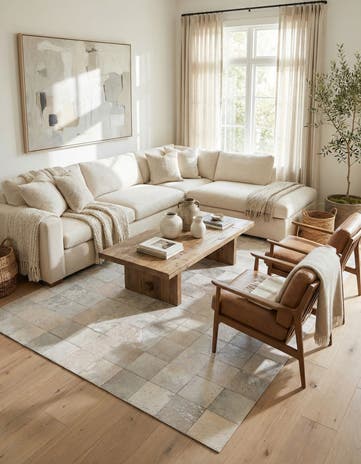 5' x 8' Cowhide Rug