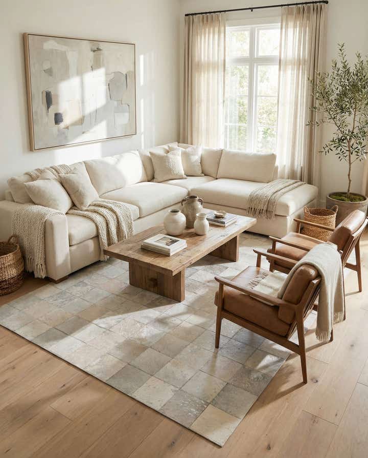 5' x 8' Cowhide Rug