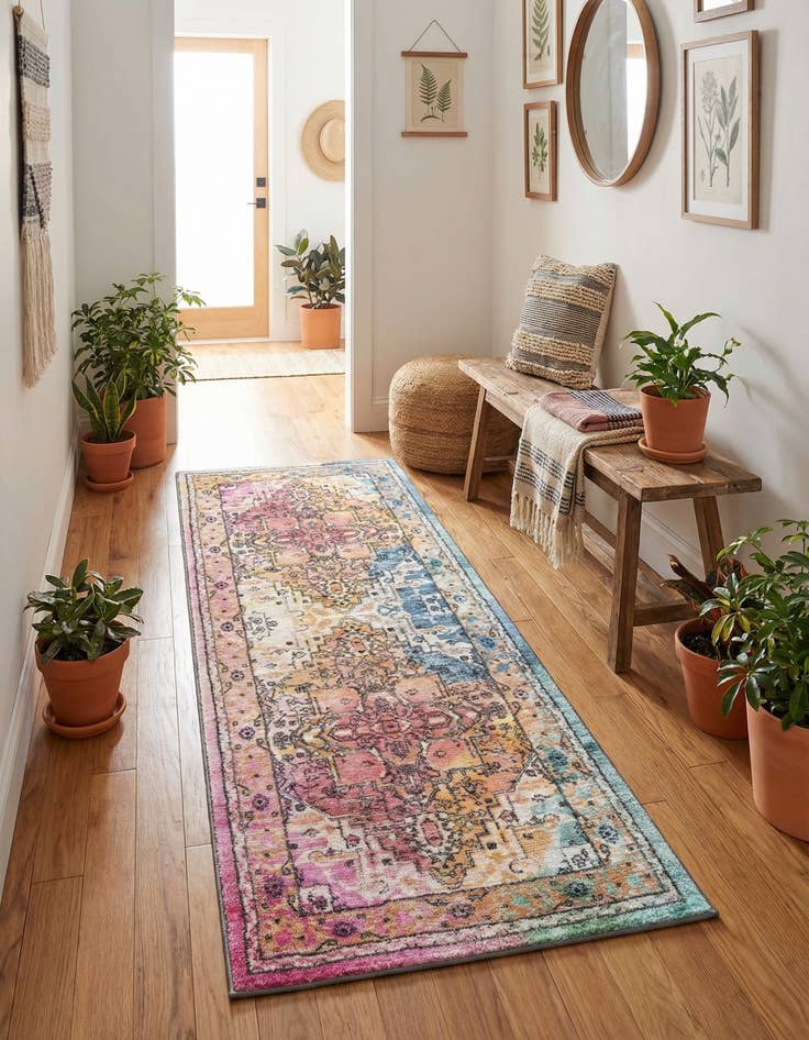 Detail image of 2' 2 x 6' Medina Runner Rug