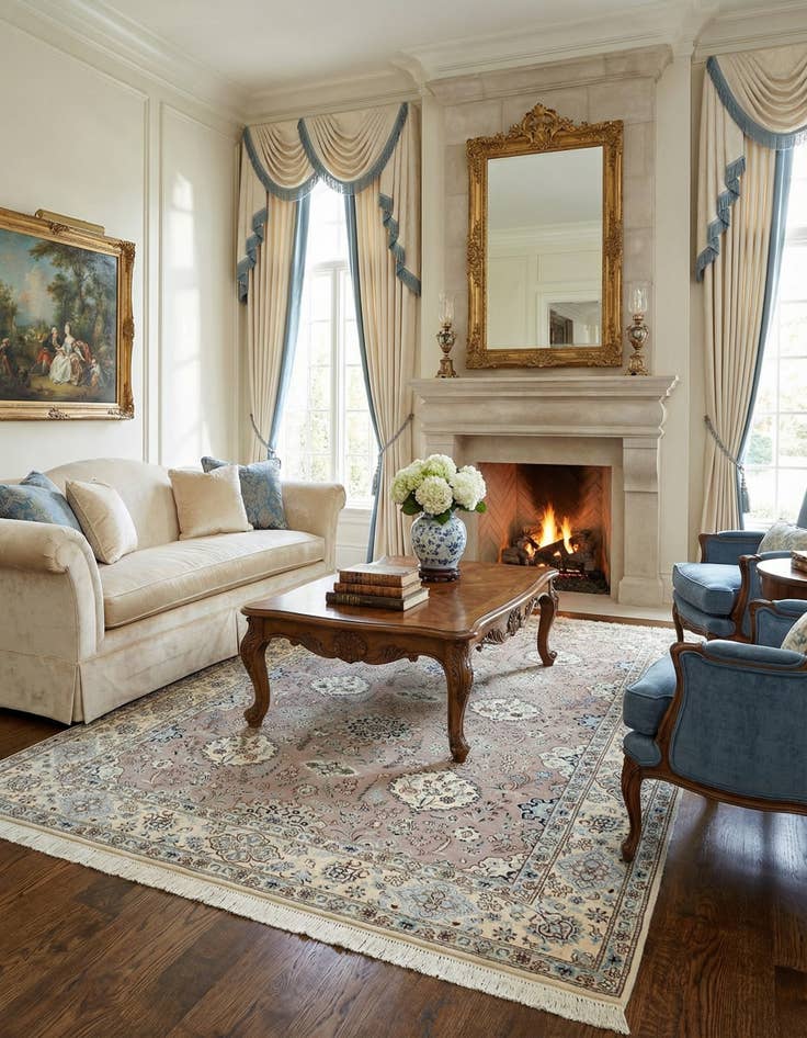 Detail image of 5' 1 x 7' 7 Nain Rug