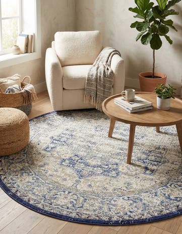 5' x 5' Charlotte Round Rug