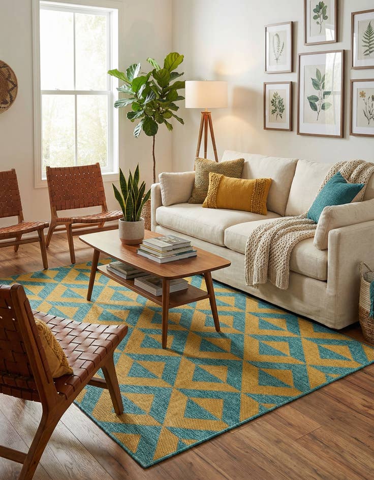 Detail image of 3' x 5' 3  Washable Jill Zarin Napa Indoor / Outdoor Rug