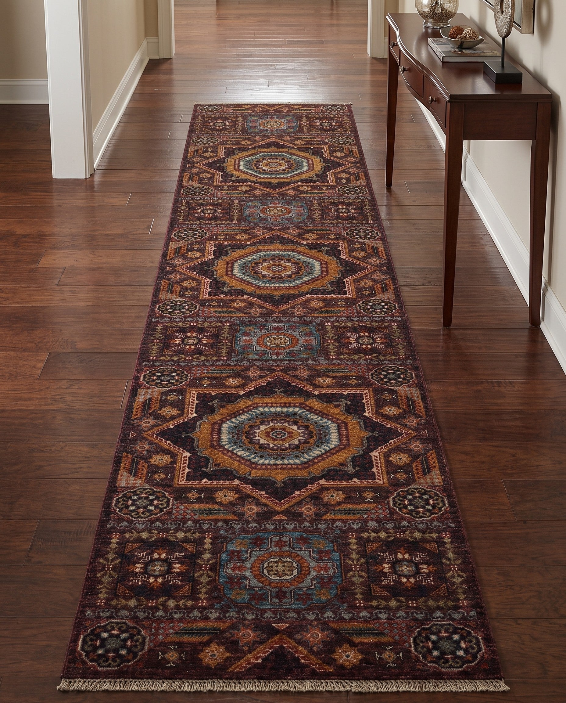 2' 9 x 11' 10 Hand Knotted Mamluk Ziegler Runner Rug