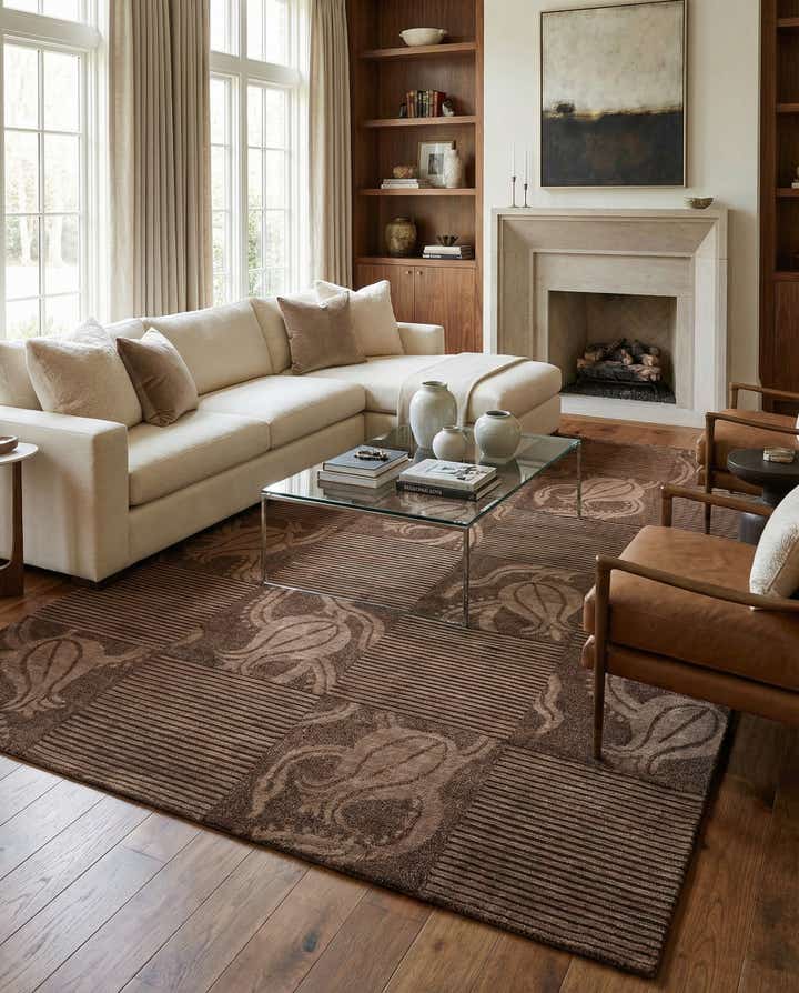 6' 8 x 9' 11 Hand Knotted Darya Wool Rug