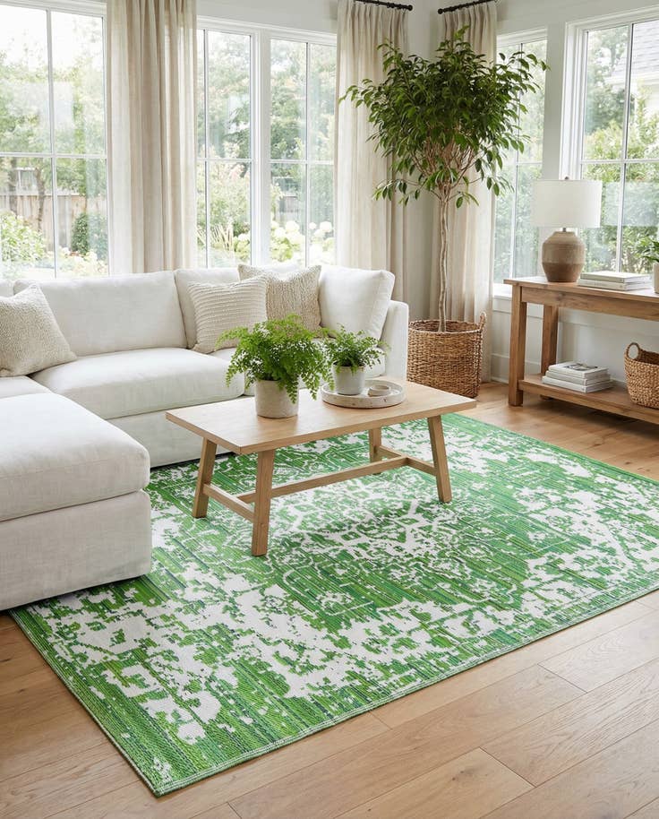 Detail image of 7' 10 x 10' Easy-Clean Vista Breeze Indoor / Outdoor Rug