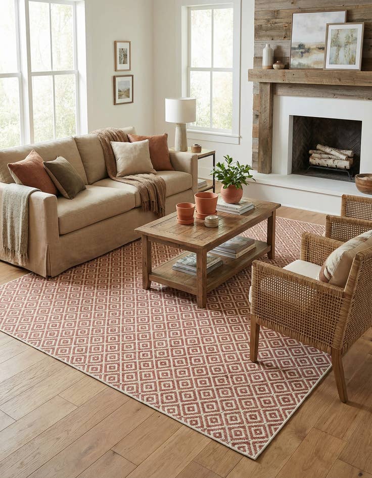 Detail image of 9' x 12' Easy-Clean Jill Zarin Costa Rica Indoor / Outdoor Rug