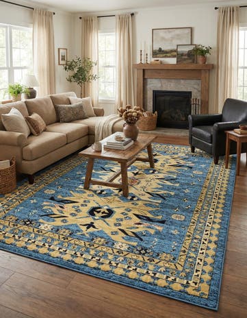 9' x 12' Heris Rug