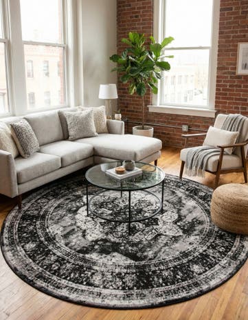 10' x 10' Monte Carlo Round Rug