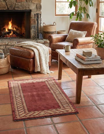 3' 2 x 5' 2 Hand Knotted Kashkuli Gabbeh Oriental Wool Rug