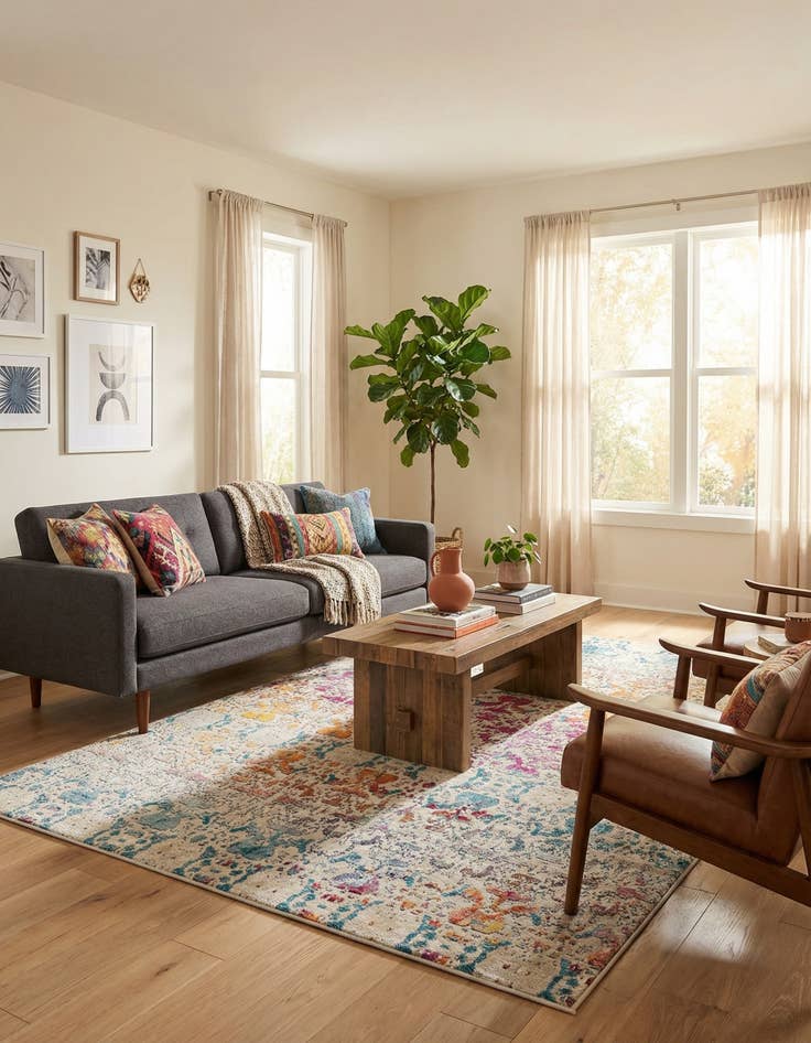 Detail image of  9' x 12' 2 Amulet Rug