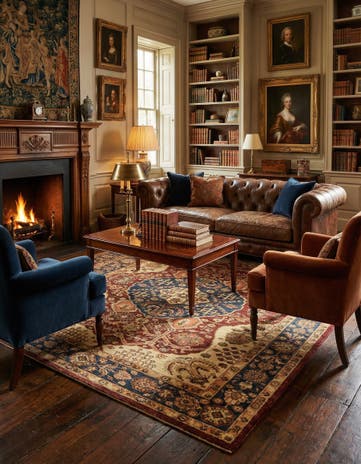5' 8 x 7' 9 Hand Knotted Ariana Ziegler Rug