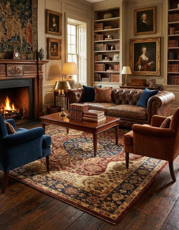 5' 8 x 7' 9 Hand Knotted Ariana Ziegler Rug