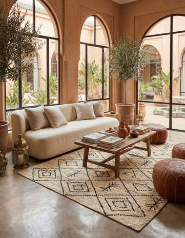 5' 7 x 7' 7 Beni Marok Rug