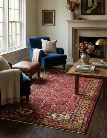 4' 1 x 6' 8 Hamedan Rug
