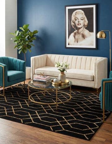 6' x 9' Marilyn Monroe™ Glam Trellis Rug