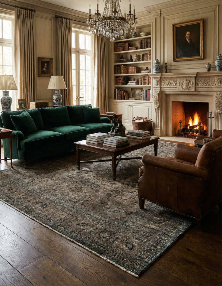 Detail image of 10' 1 x 12' 10 Vintage Royal Rug