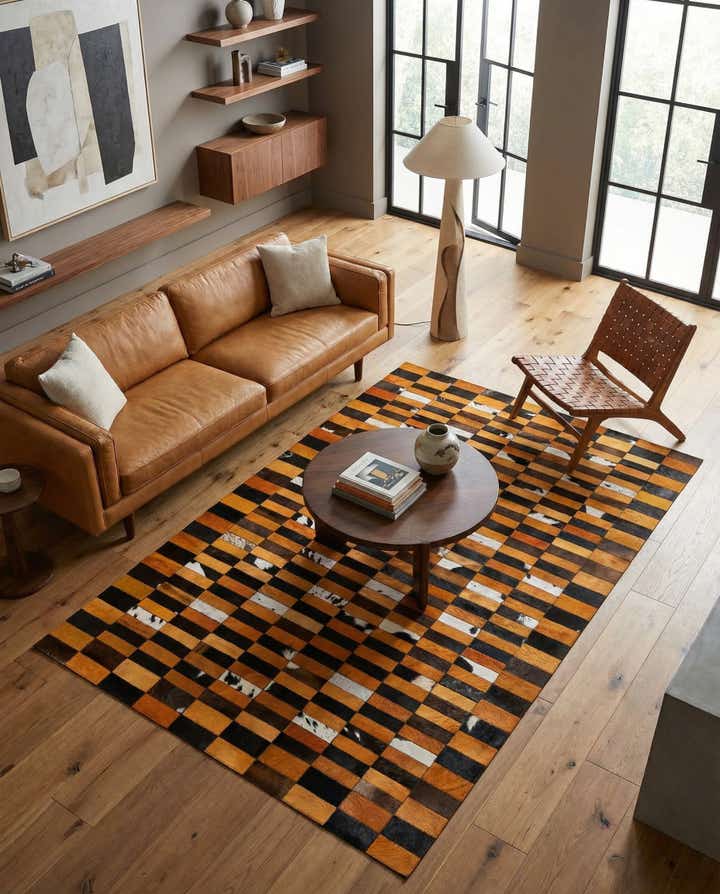 5' 1 x 7' 11 Cowhide - Patchwork Rug