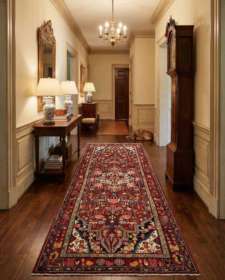 135cm x 410cm Hamedan Alfombra Pasillera
