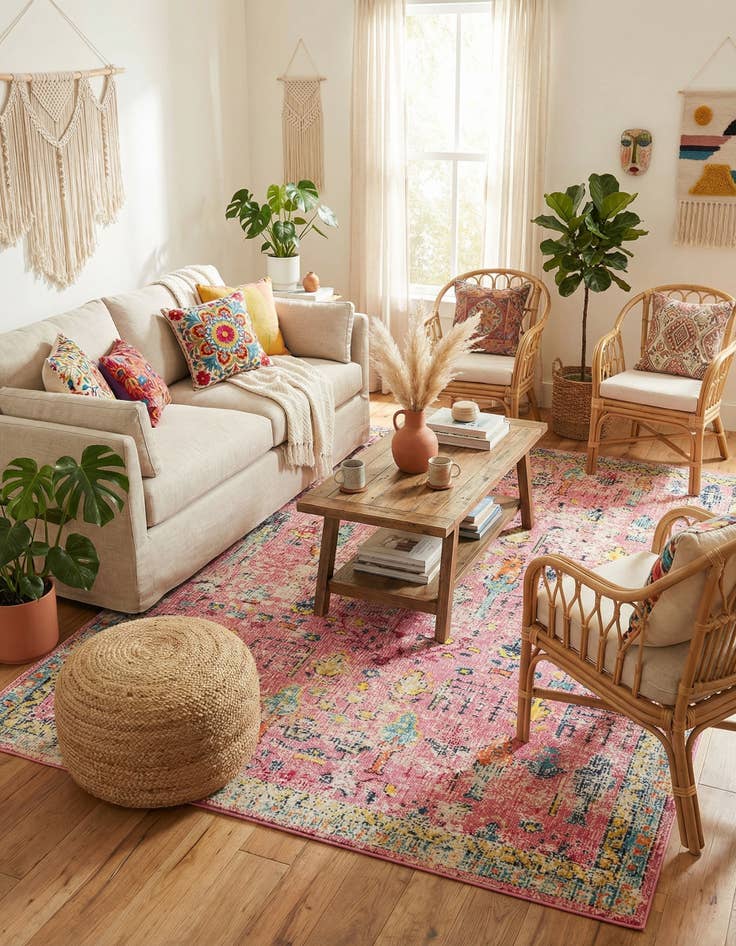 Detail image of 7' 10 x 11'  Washable Alta Rug