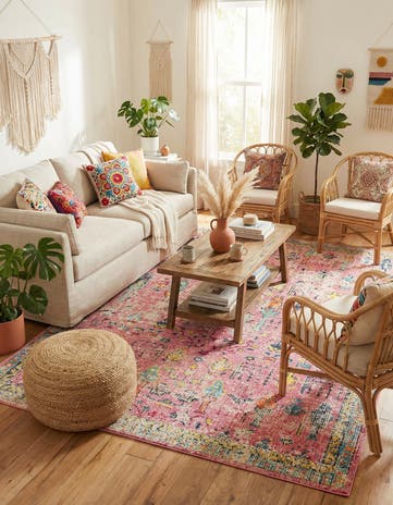 7' 10 x 11' Washable El Paso Rug