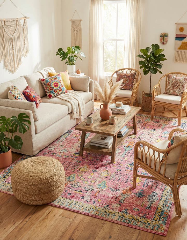 7' 10 x 11' Washable El Paso Rug